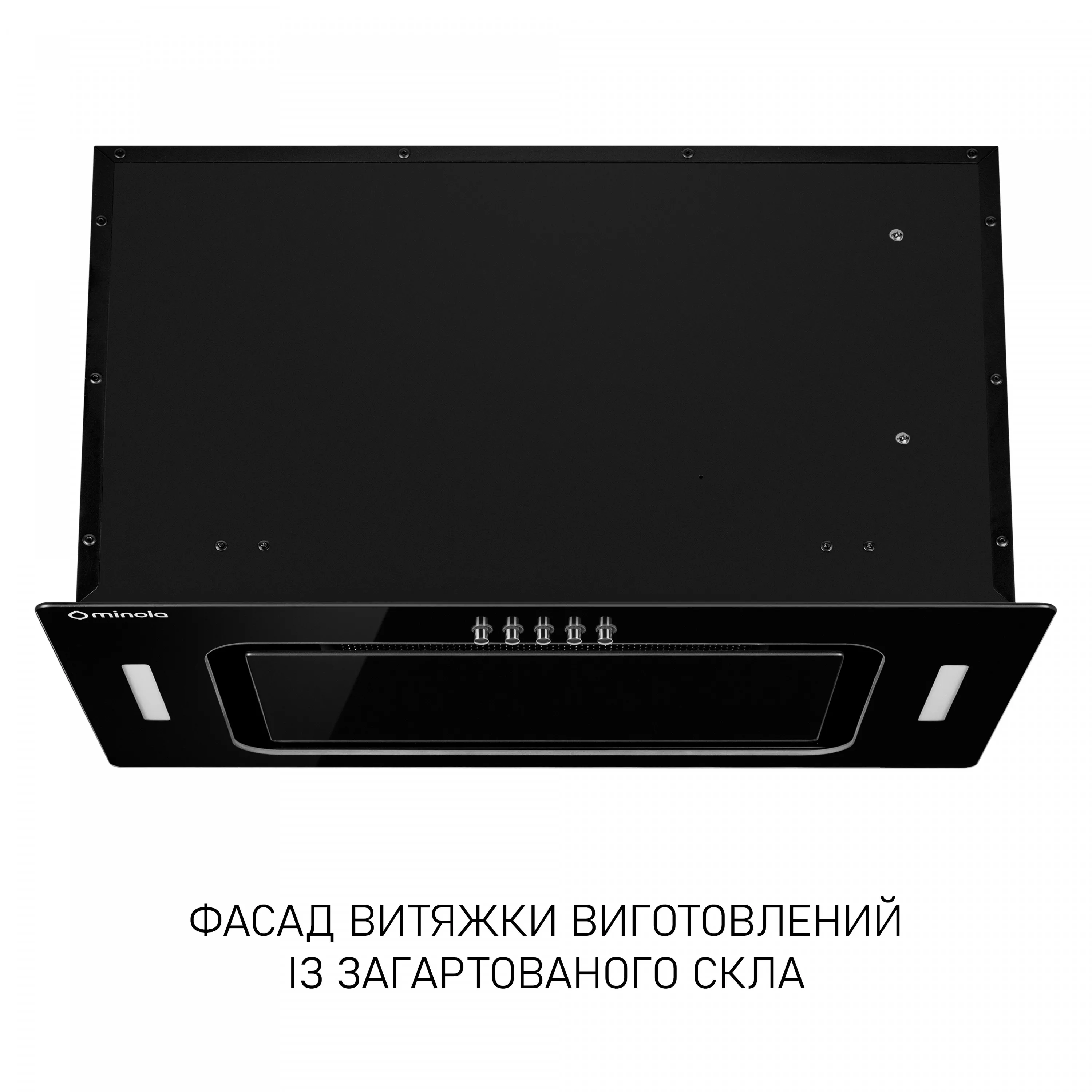 Вытяжка Minola BGK 5877 BL - Полновстраиваемая, стильный дизайн